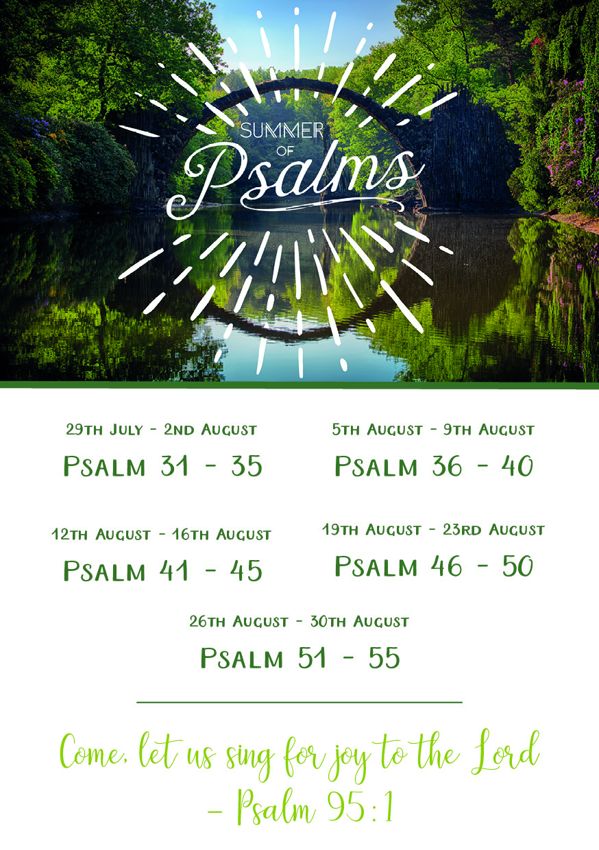 Summer of Psalms Card 2019